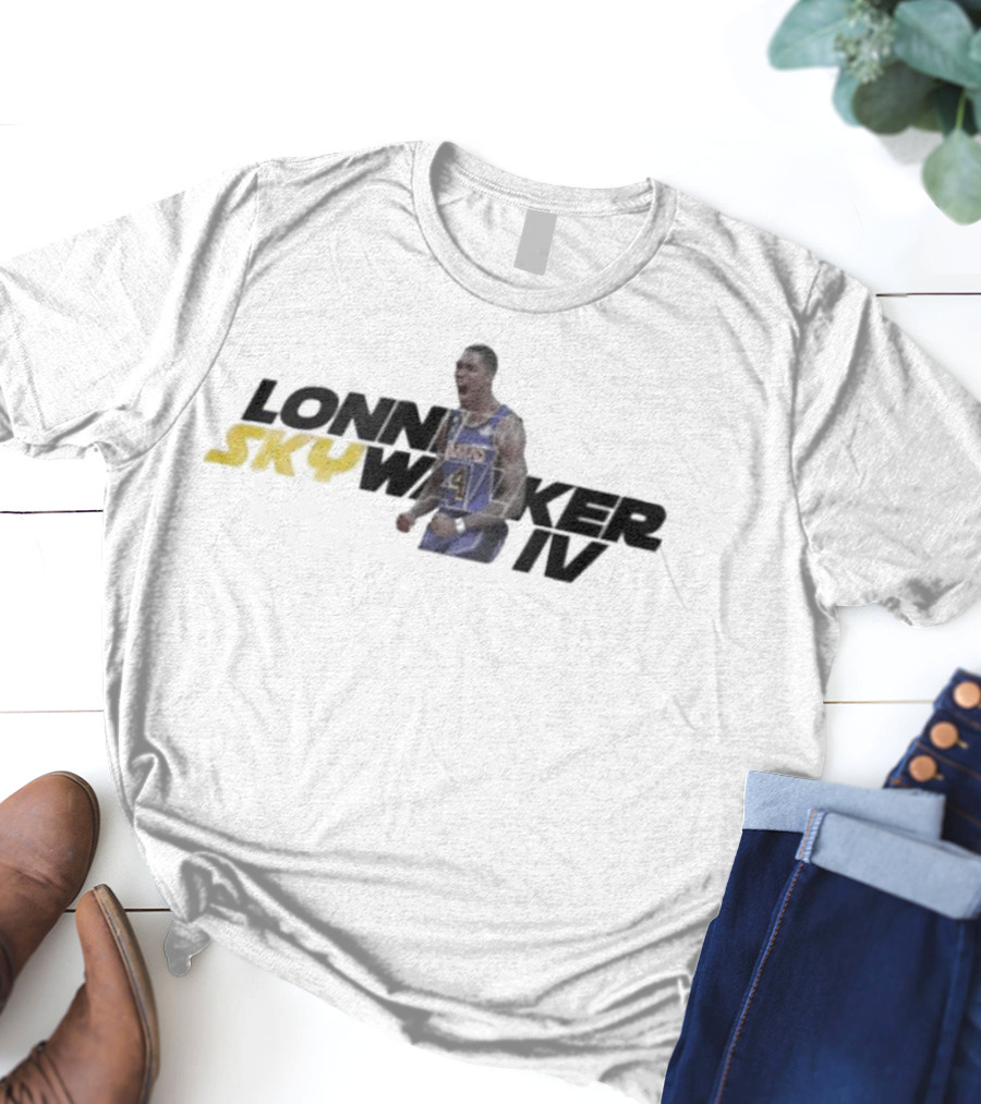 Lonnie Skywalker Walker IV Los Angeles Lakers NBA T-Shirt