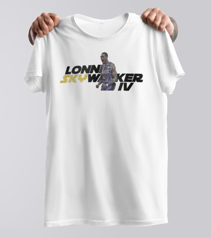 Lonnie Skywalker Walker IV Los Angeles Lakers NBA T-Shirt