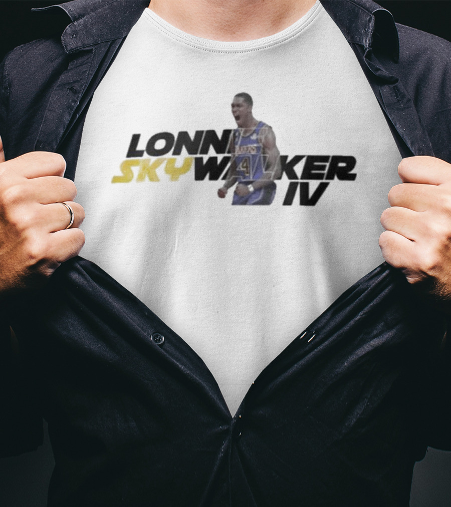 Lonnie Skywalker Walker IV Los Angeles Lakers NBA T-Shirt