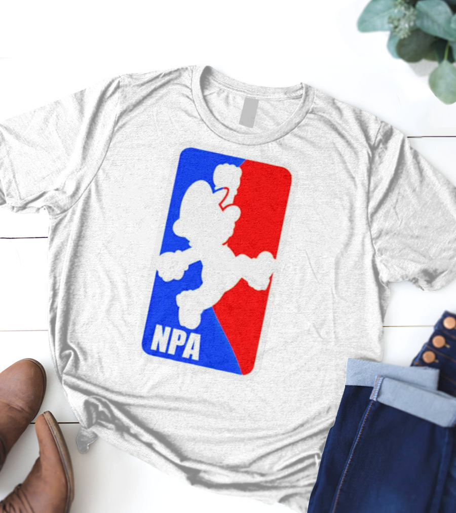 Mario NPA National Plumber Association NBA T-Shirt