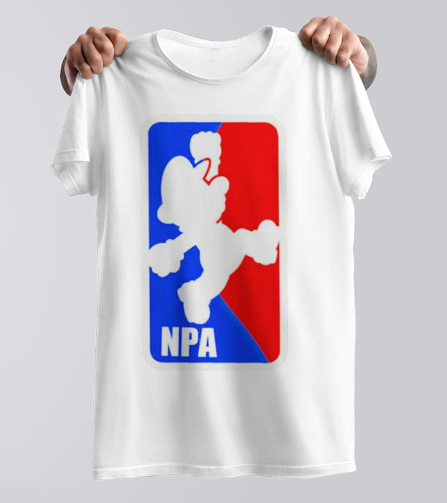 Mario NPA National Plumber Association NBA T-Shirt