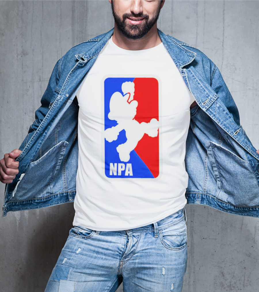 Mario NPA National Plumber Association NBA T-Shirt