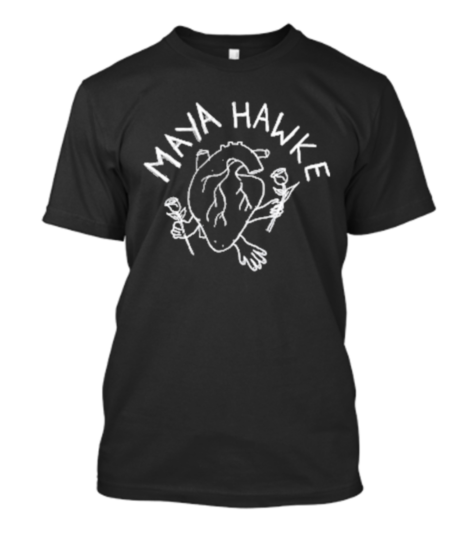 Maya Hawke Heart And Roses T-Shirt