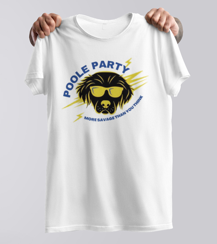 POOLE PARTY More Savage Than You Think Jordan Poole Basketball T-Shirt