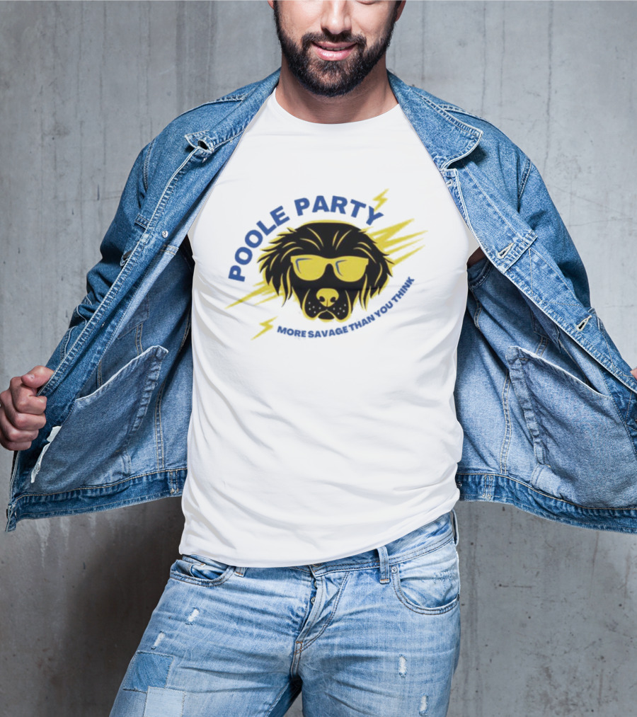 POOLE PARTY More Savage Than You Think Jordan Poole Basketball T-Shirt