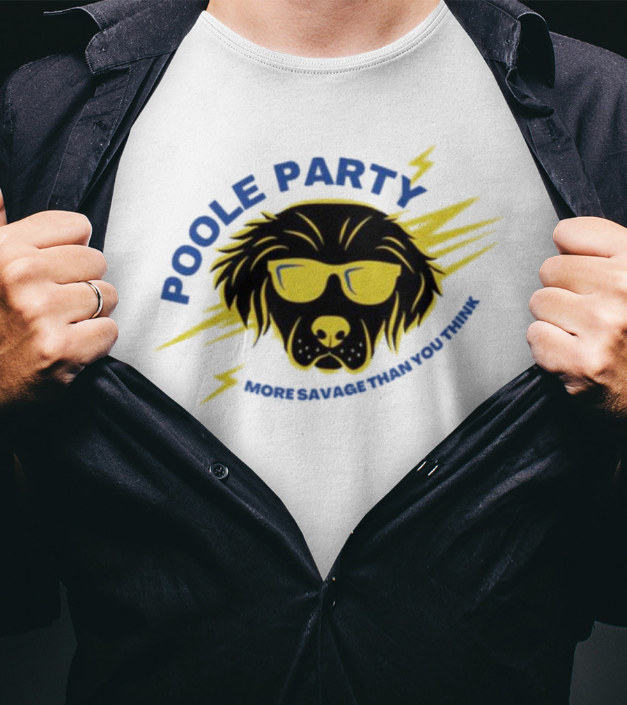 POOLE PARTY More Savage Than You Think Jordan Poole Basketball T-Shirt