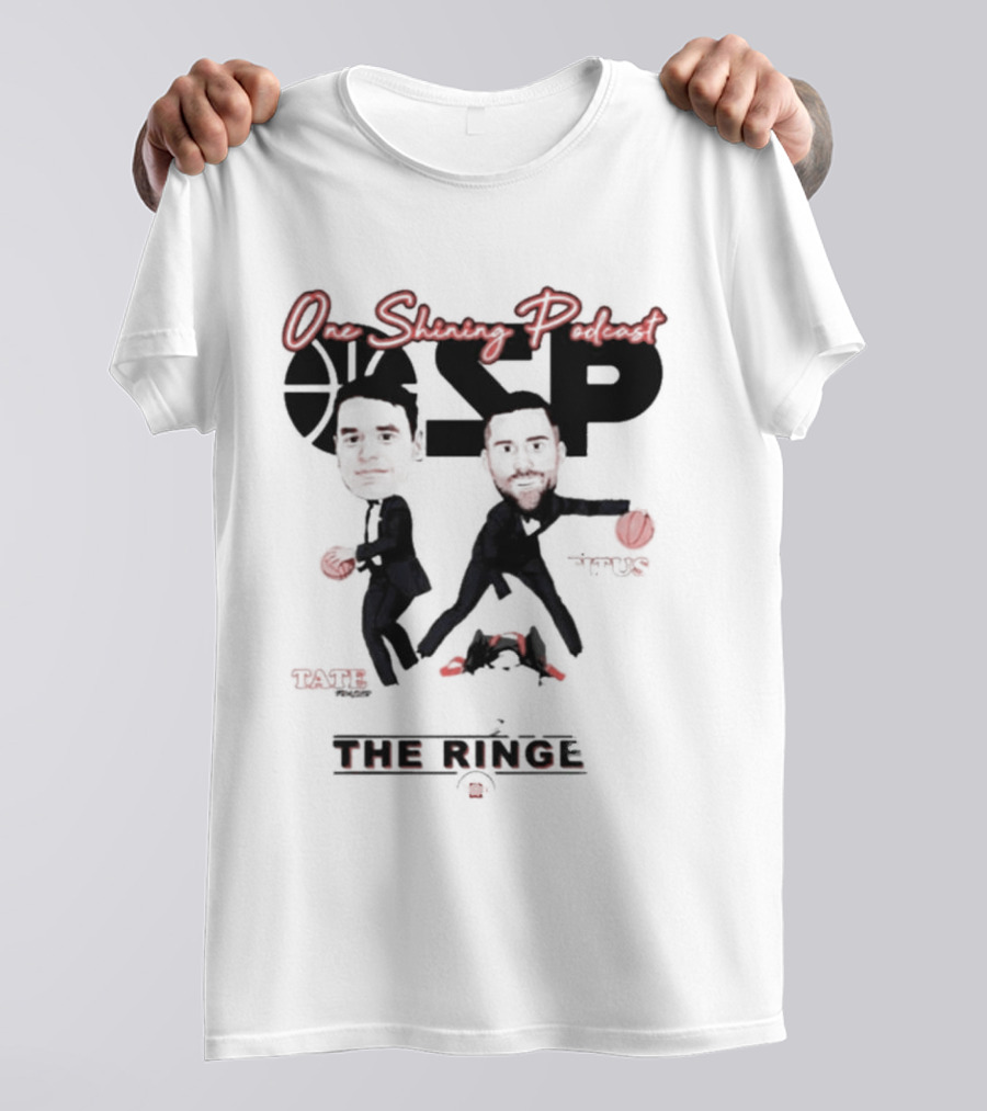 One Shining Podcast OSP Caricature The Ringer T-Shirt