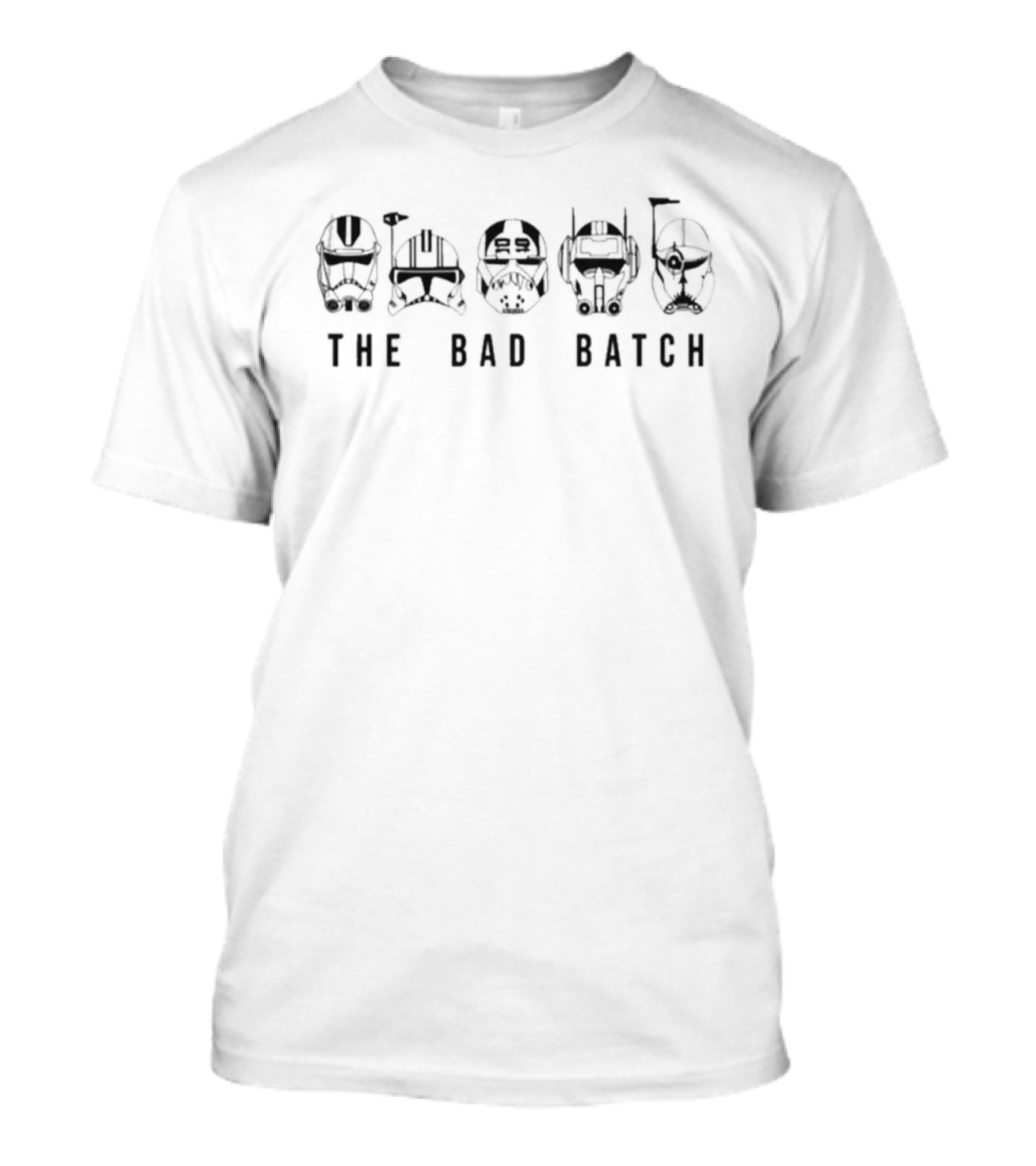The Bad Batch Star Wars Clone Troopers Helmets T-Shirt
