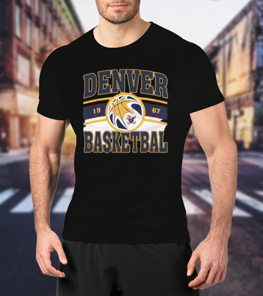 Denver Nugget 1967 Basketball Team T-Shirt