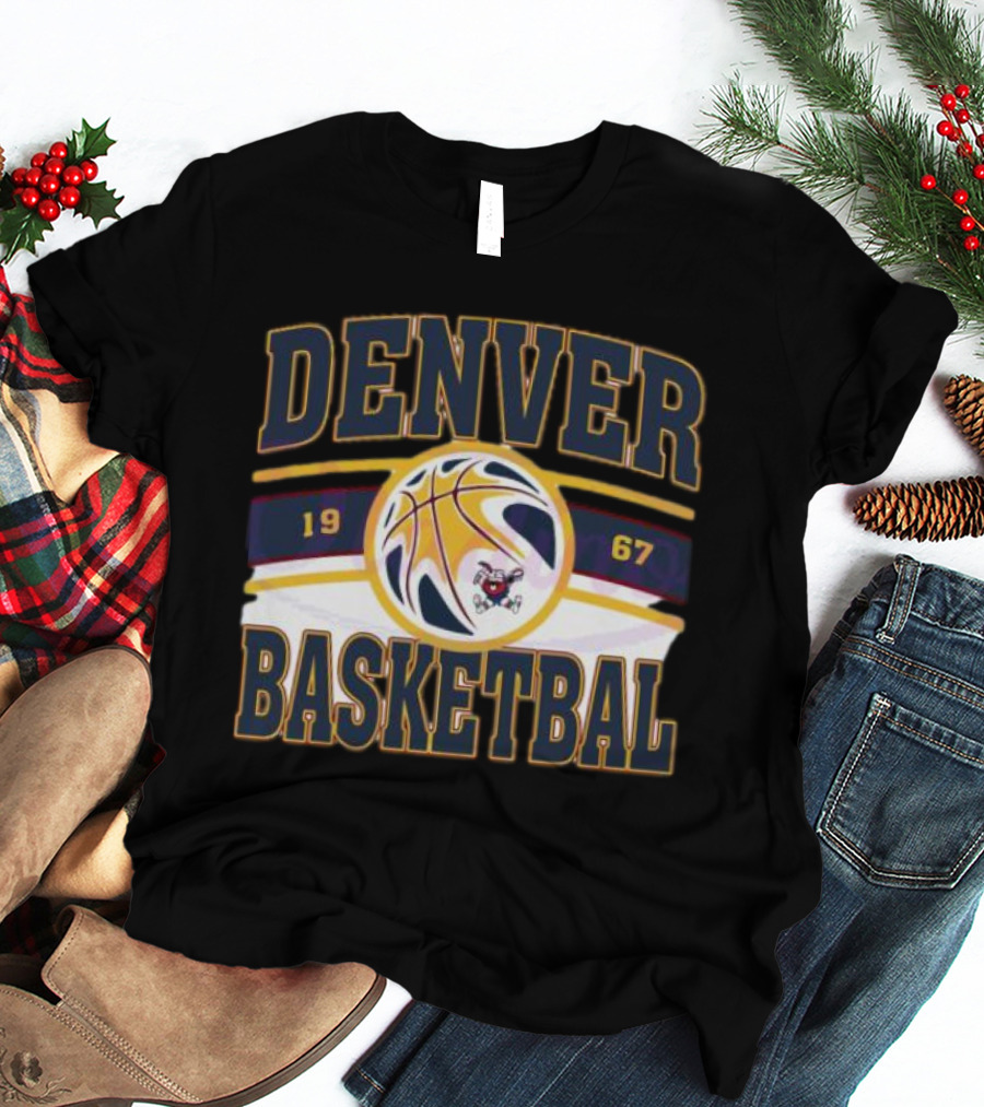Denver Nugget 1967 Basketball Team T-Shirt