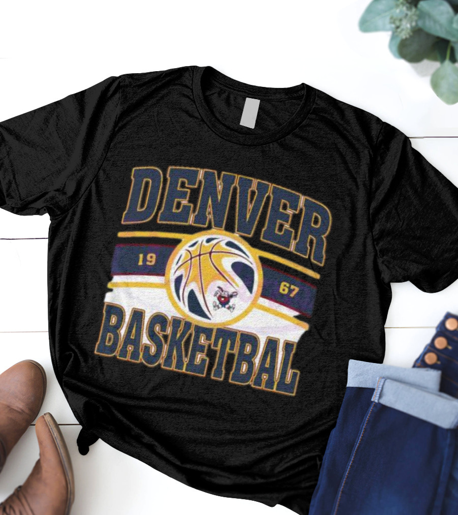 Denver Nugget 1967 Basketball Team T-Shirt