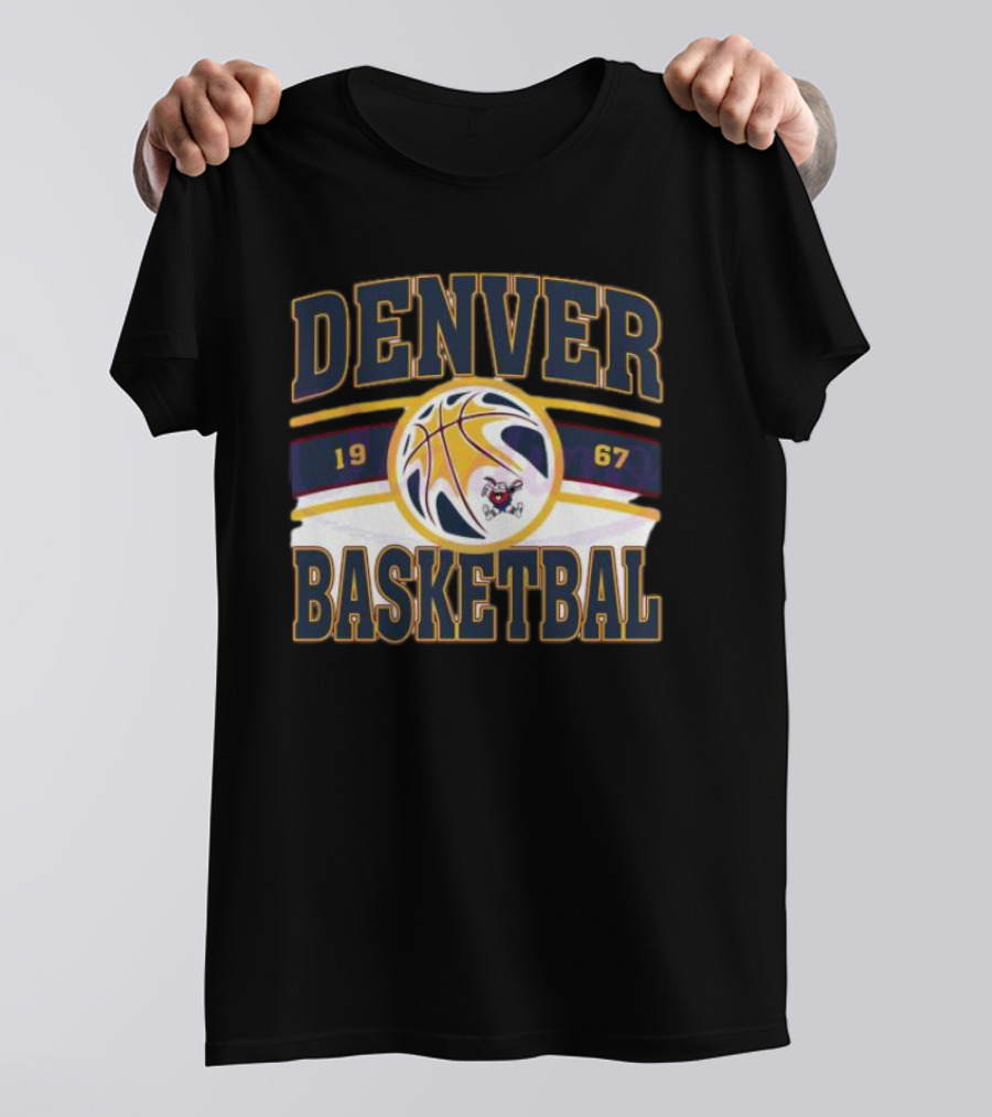Denver Nugget 1967 Basketball Team T-Shirt
