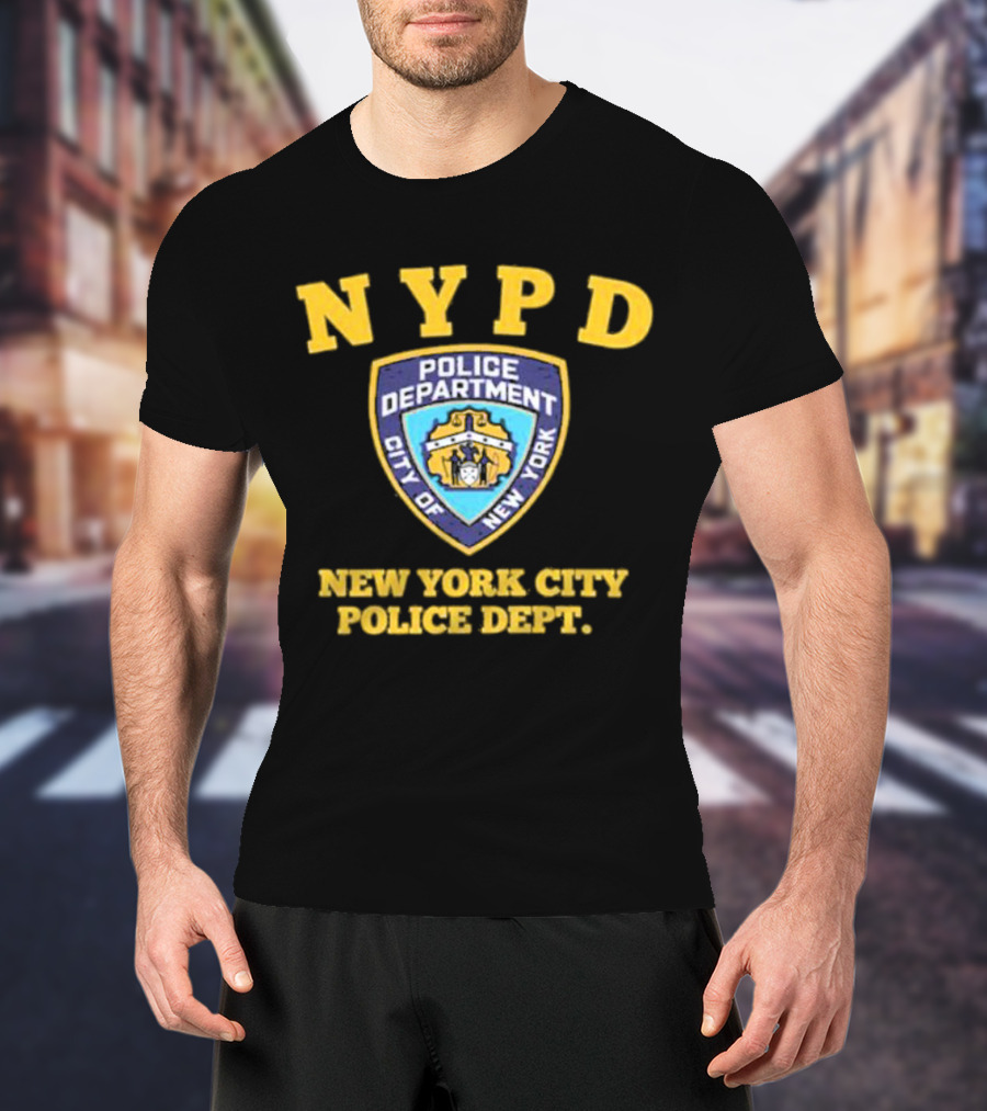 NYPD Police Department City Of New York Badge New York City Police Dept T-Shirt
