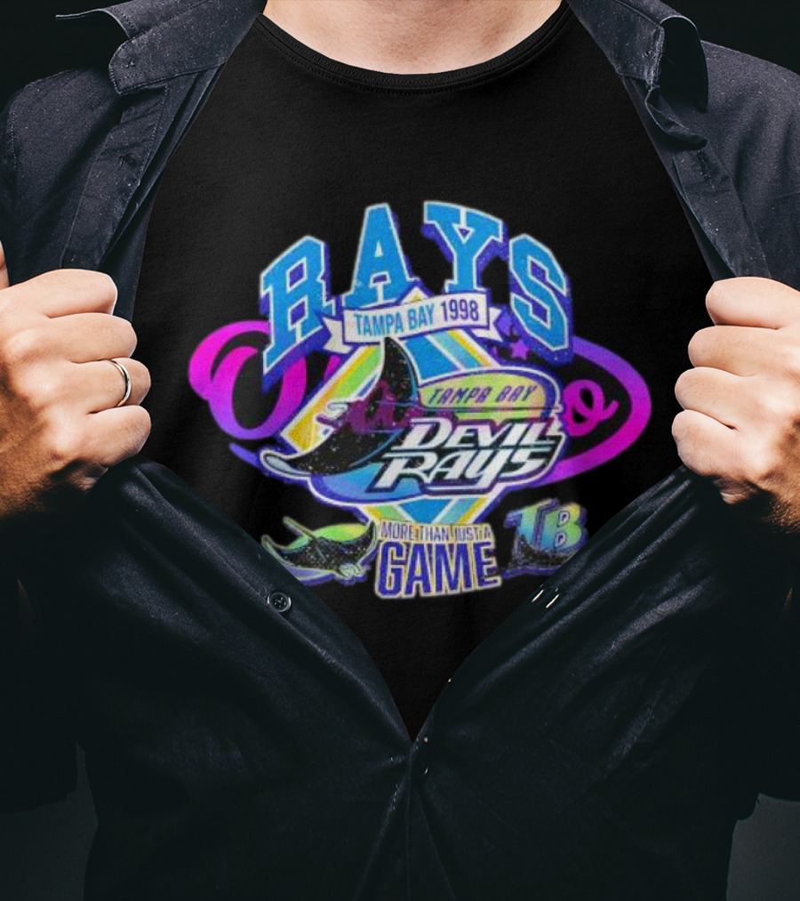 RAYS Tampa Bay 1998 Devil Rays More Than Just A Game TB T-Shirt