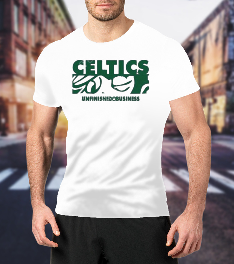 Celtics Unfinished Business Iconic Green T-Shirt