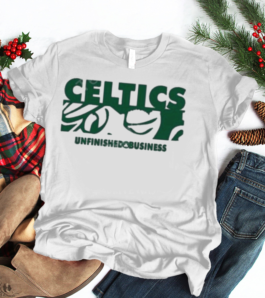 Celtics Unfinished Business Iconic Green T-Shirt