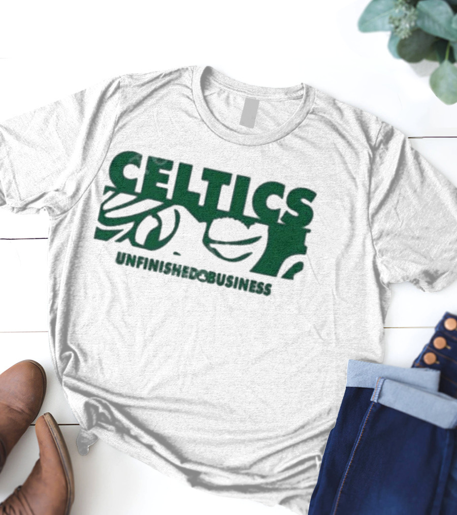 Celtics Unfinished Business Iconic Green T-Shirt