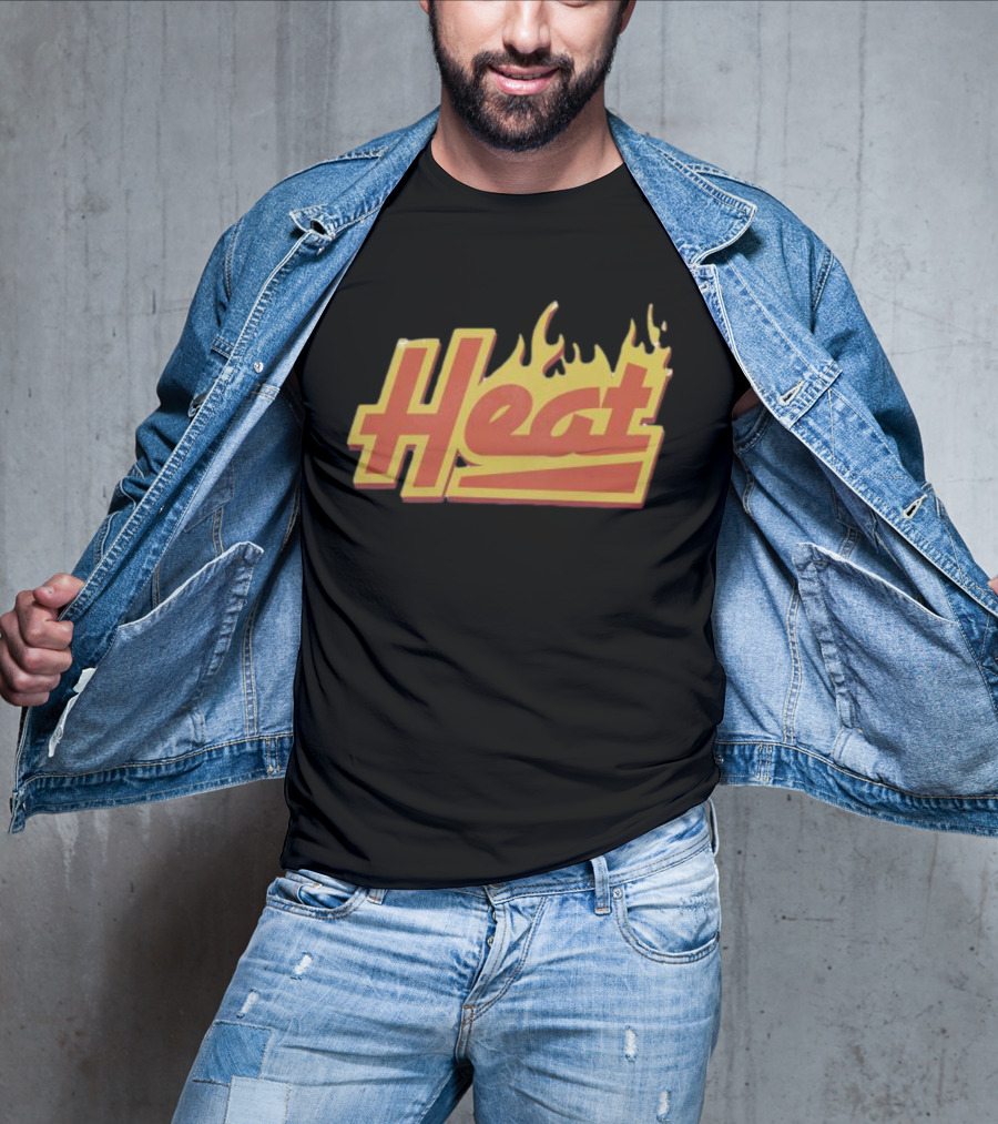 Court Culture Heat Flames Basketball Enthusiast T-Shirt