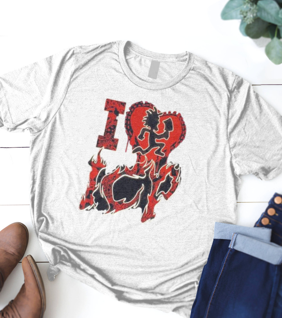 I Heart Love ICP Insane Clown Posse Juniors T-Shirt
