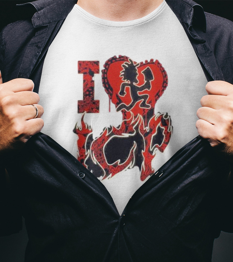 I Heart Love ICP Insane Clown Posse Juniors T-Shirt