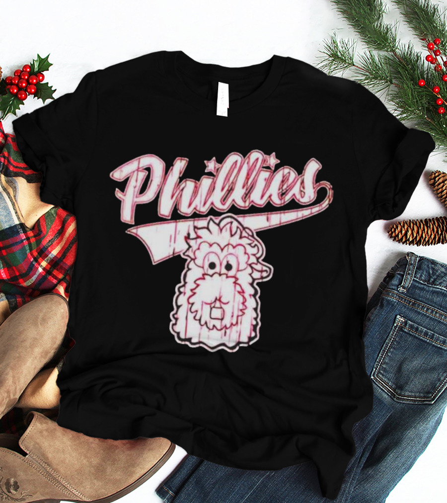 Phillies Phanatic Cartoon Head T-Shirt
