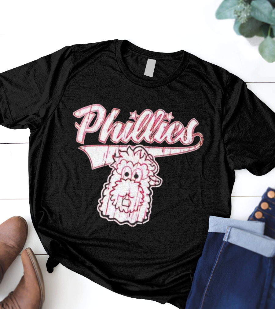 Phillies Phanatic Cartoon Head T-Shirt