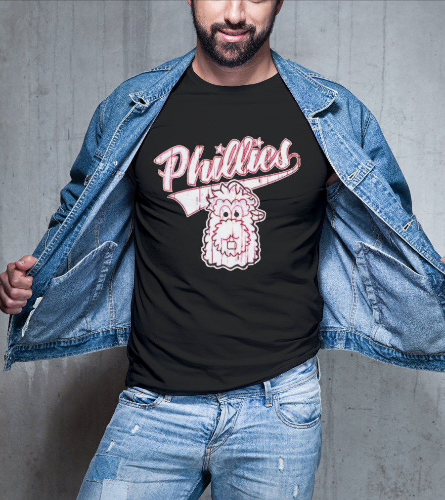 Phillies Phanatic Cartoon Head T-Shirt