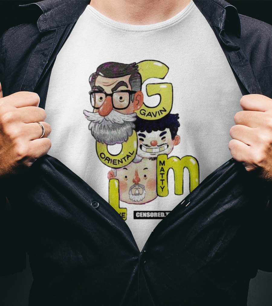 GOML Gavin Oriental Matty Live Censored TV T-Shirt