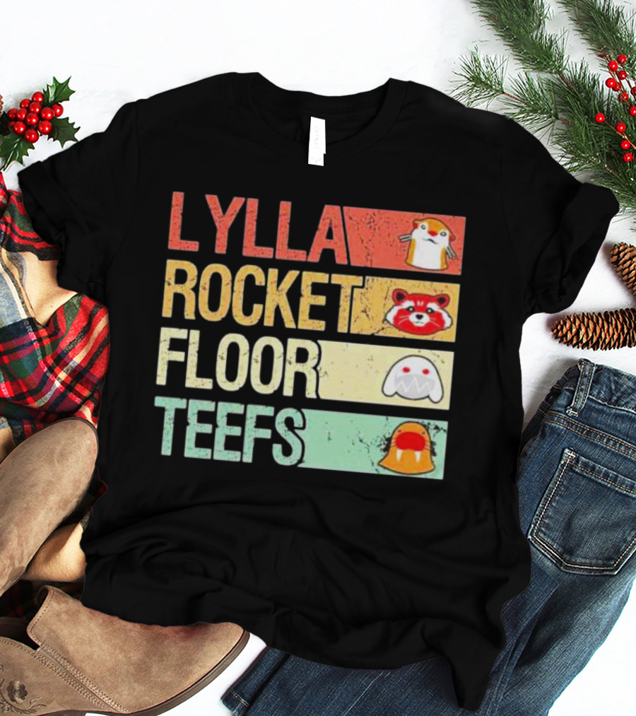 Lylla Rocket Floor Teefs Guardians Icons T-Shirt