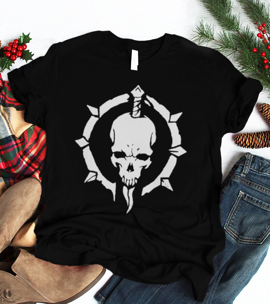 Blizzard Diablo IV Necromancer Skull Icon Merch T-Shirt