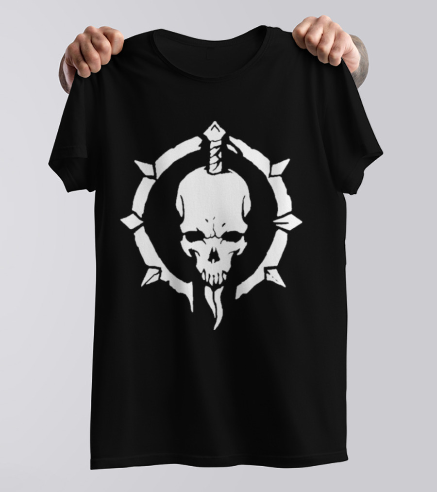 Blizzard Diablo IV Necromancer Skull Icon Merch T-Shirt