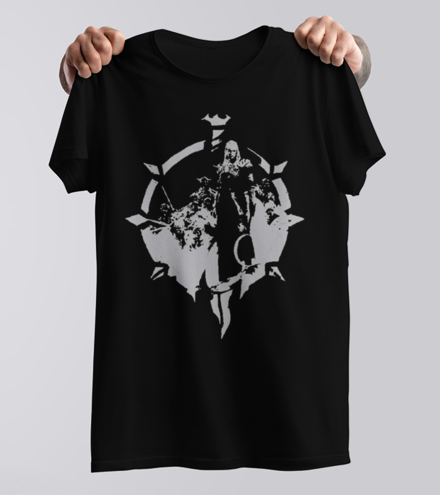 Diablo IV Necromancer Iconic Character Emblem T-Shirt