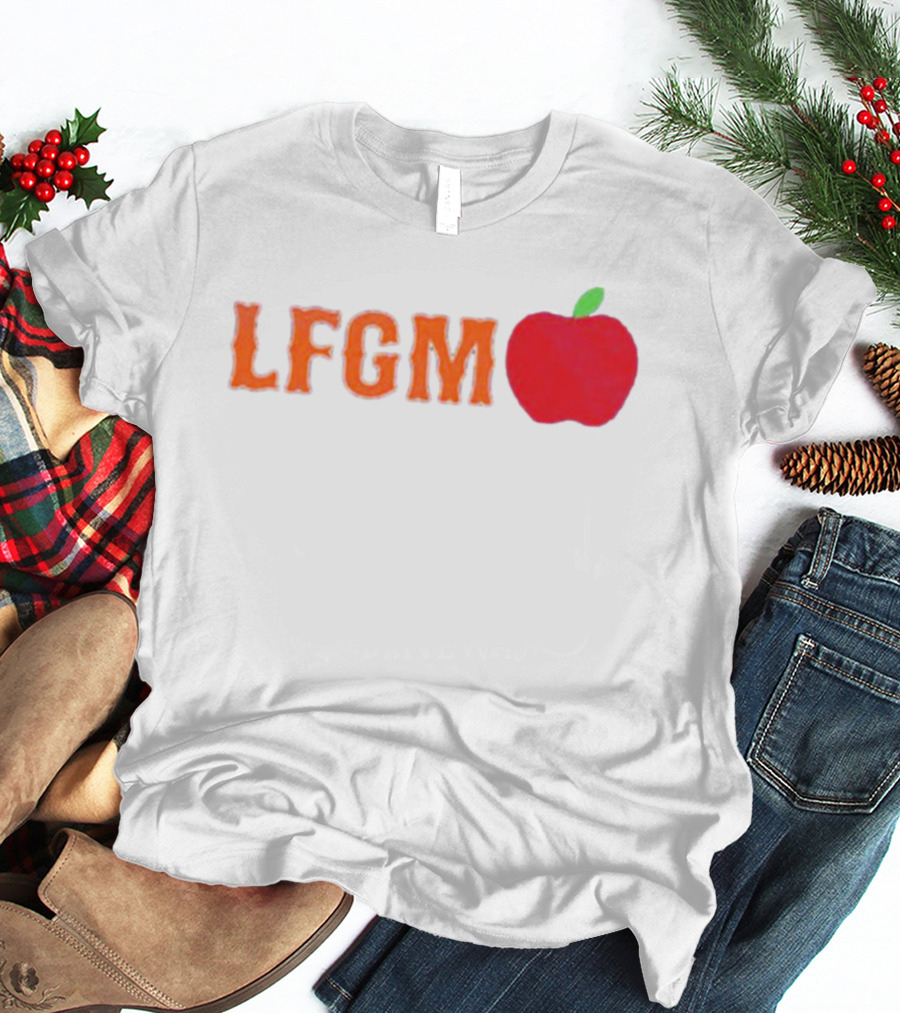 Mets Merized LFGM Apple Fan T-Shirt