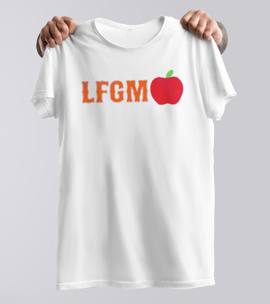 Mets Merized LFGM Apple Fan T-Shirt