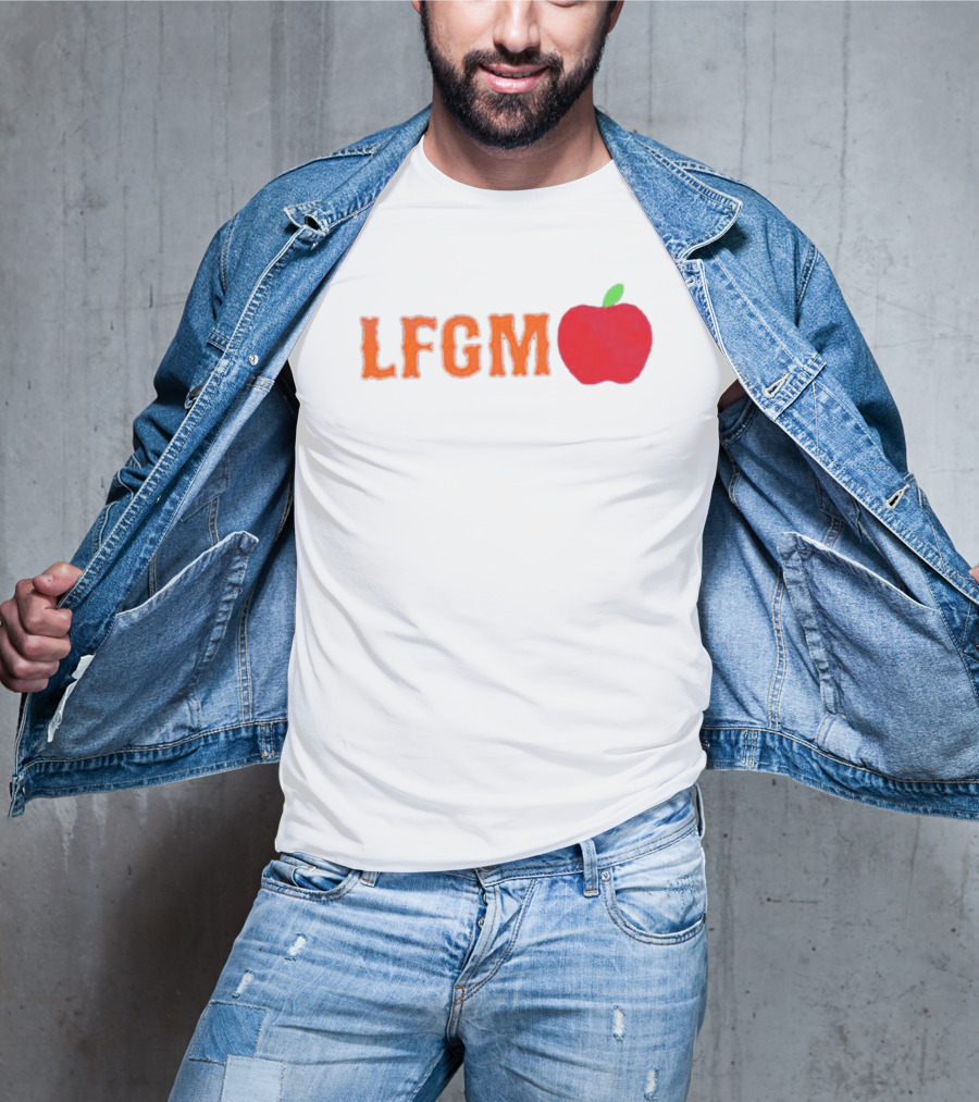 Mets Merized LFGM Apple Fan T-Shirt
