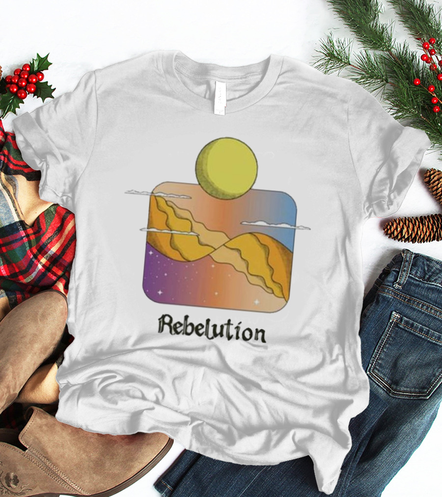 Rebelution Reflections Desert Sun And Mountains T-Shirt
