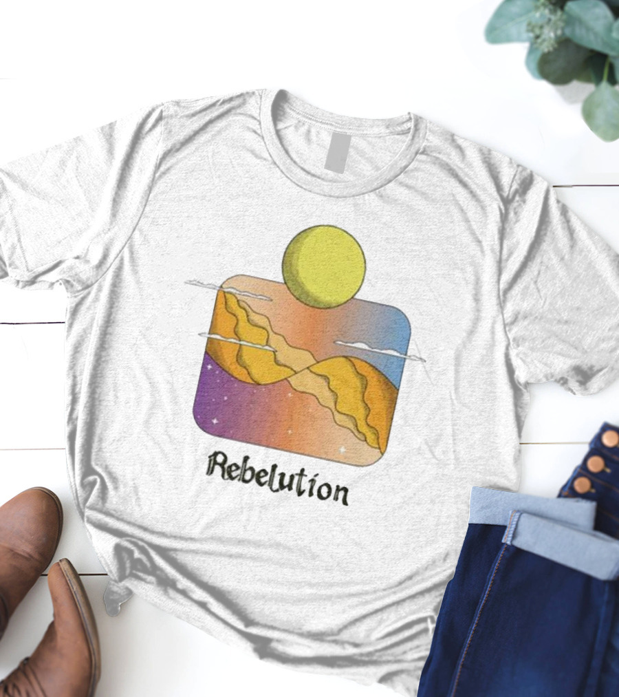 Rebelution Reflections Desert Sun And Mountains T-Shirt