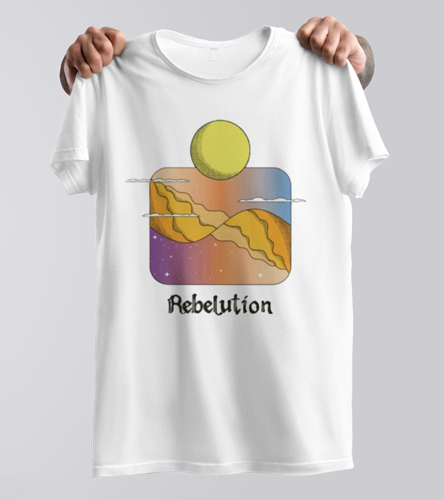 Rebelution Reflections Desert Sun And Mountains T-Shirt