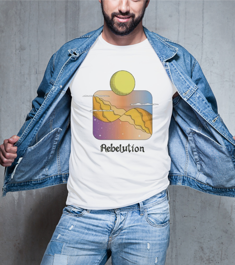 Rebelution Reflections Desert Sun And Mountains T-Shirt