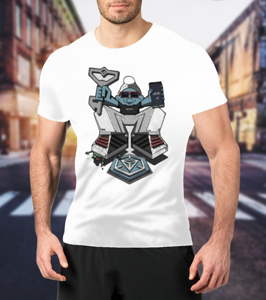 Resistance Agent Boss Character Ingress Anime Style Image T-Shirt