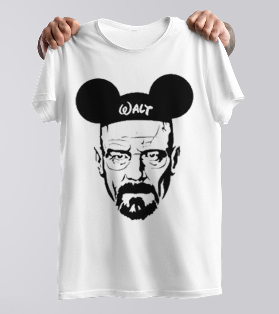 Walt Heisenberg With Mickey Mouse Ears Vintage Mashup T-Shirt