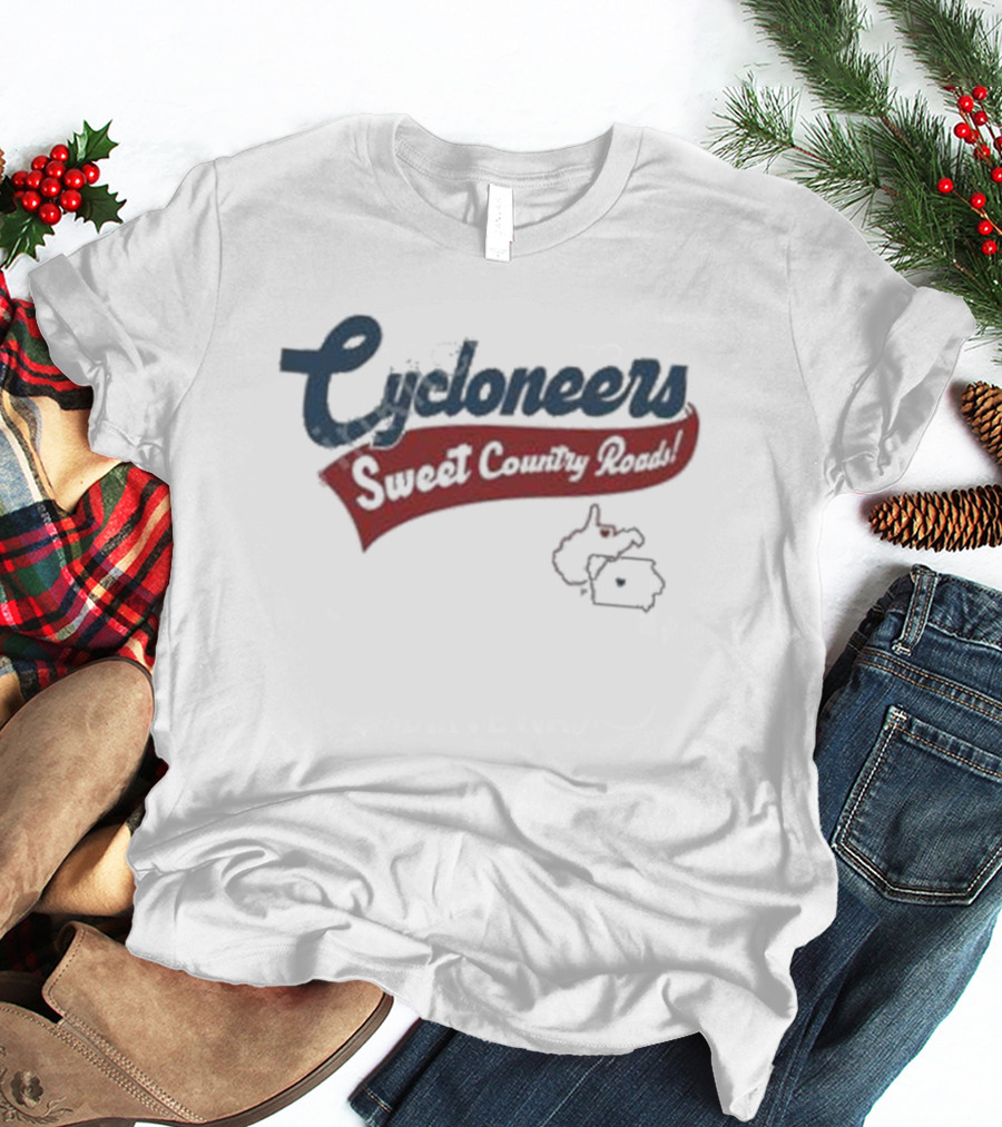 Cycloneers Sweet Country Roads Vintage Style Retro T-Shirt