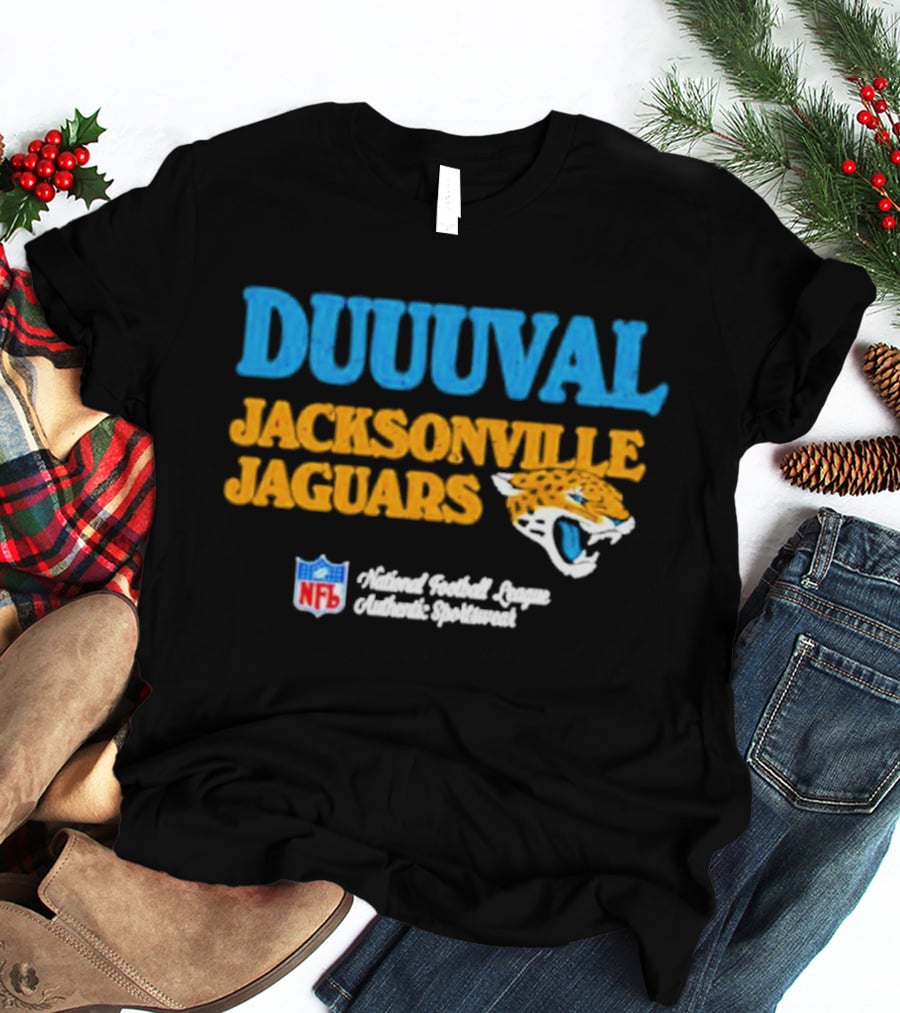DUUUVAL Jacksonville Jaguars National Football League Authentic Sportswear NFL T-Shirt