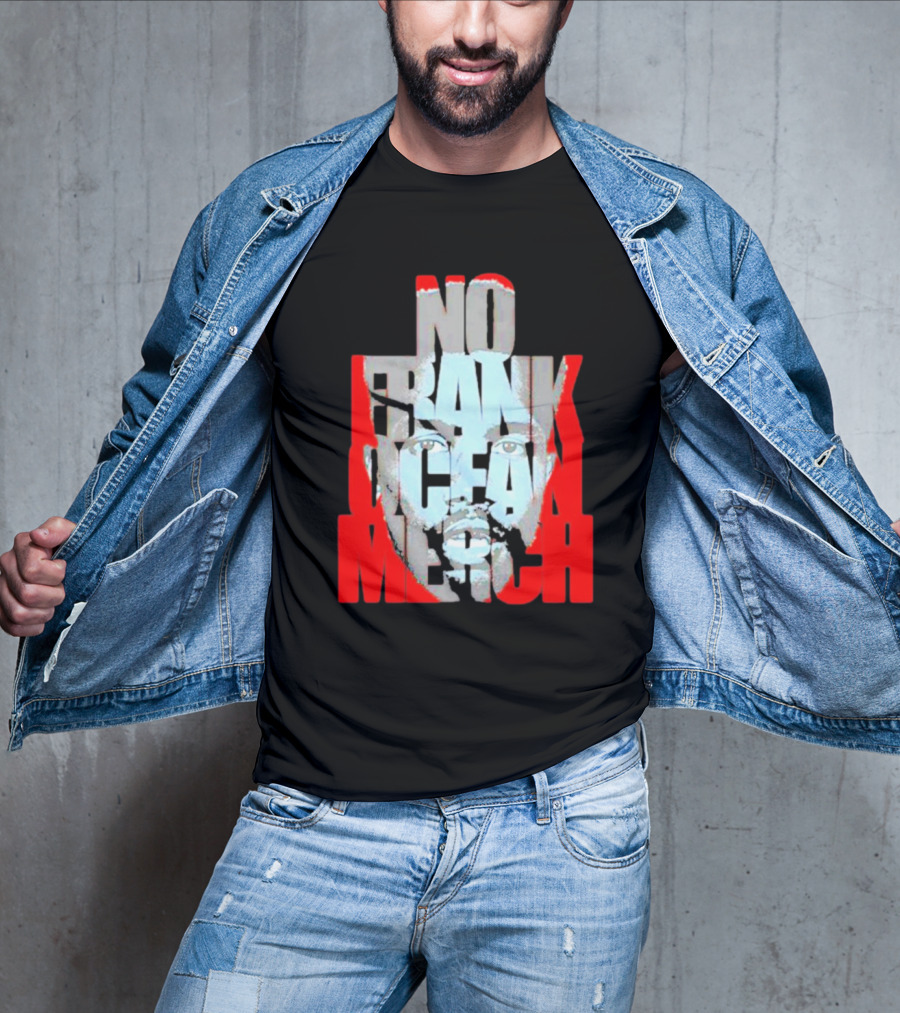 No Frank Ocean Merch Bold Text Face T-Shirt