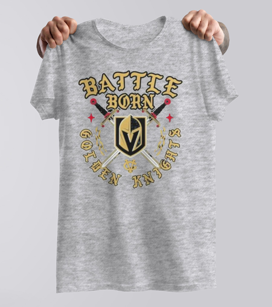 Battle Born Vegas Golden Knights Swords T-Shirt
