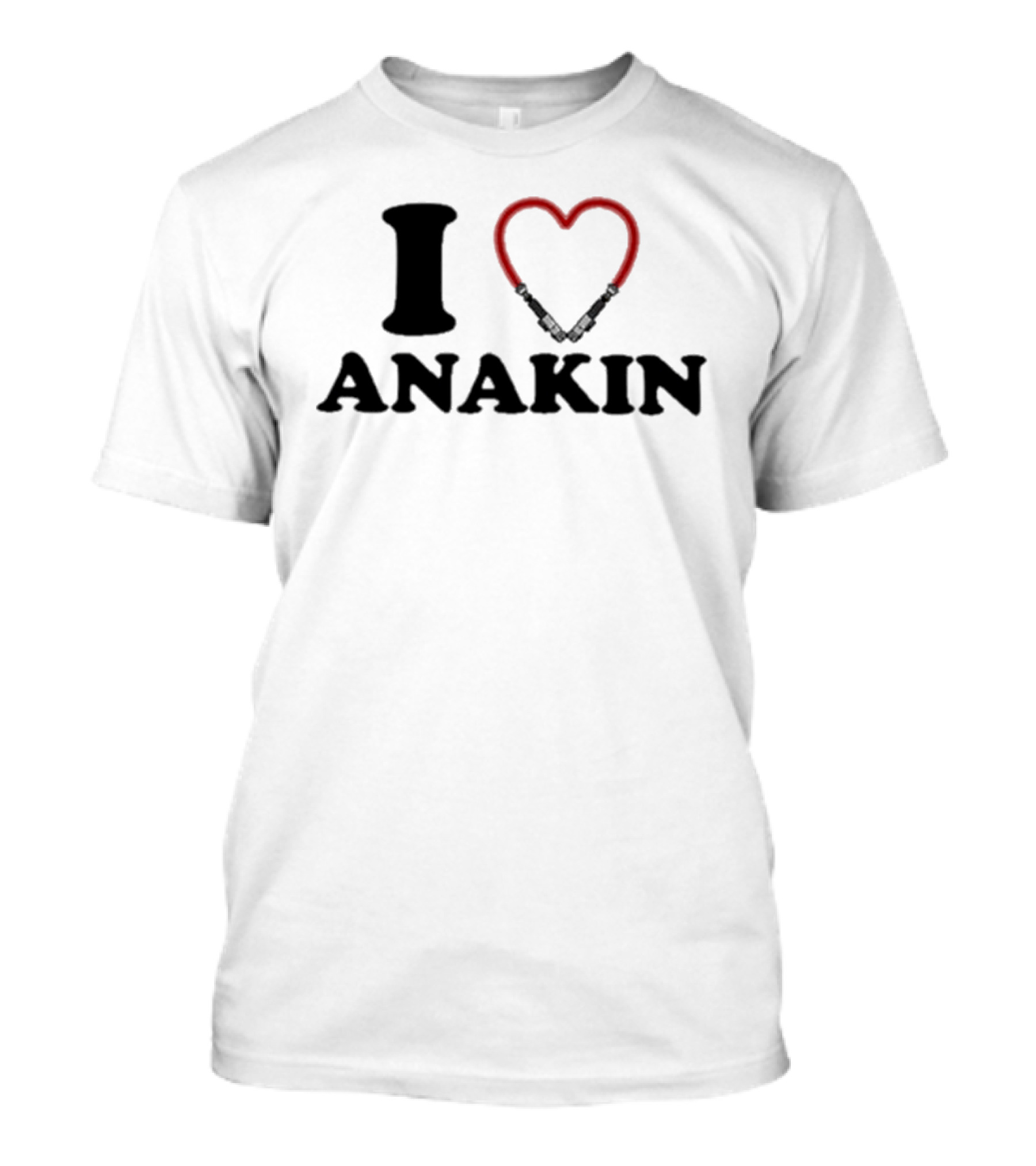 Hoesforclothes I Heart Anakin Lightsaber Love T-Shirt