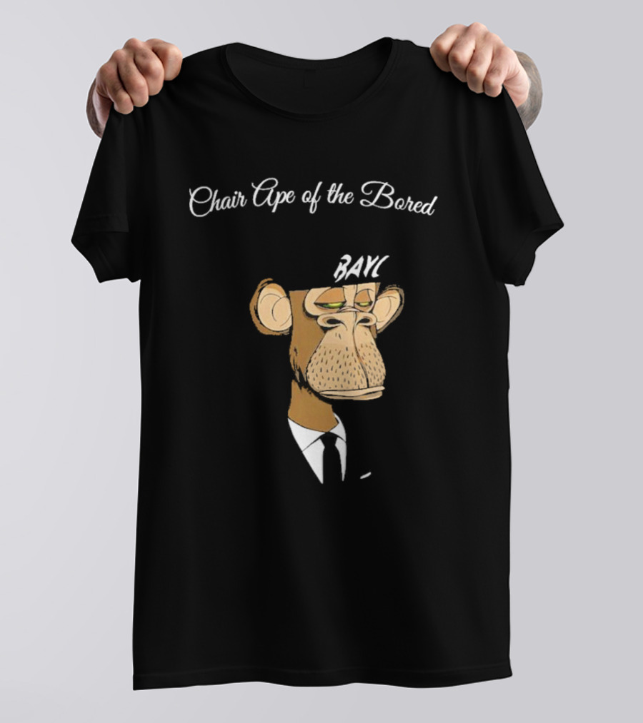 Bored Ape Yacht Club Bared Monkey Face Chair Ape T-Shirt