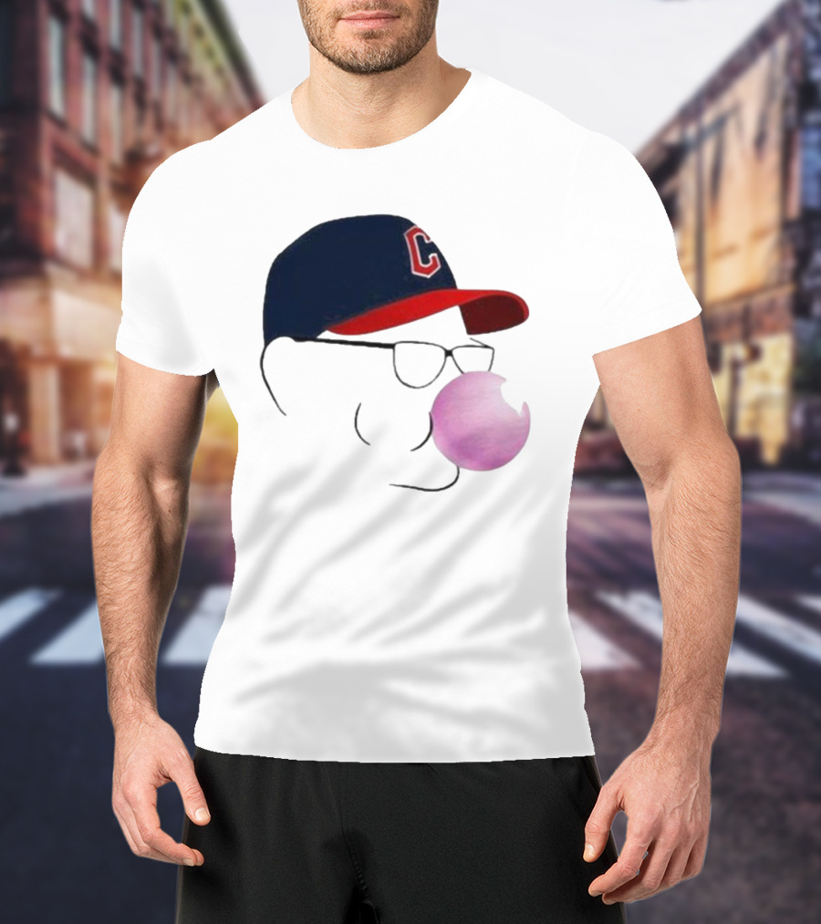 Cleveland Guardians Tito Bubblegum Baseball Hat T-Shirt