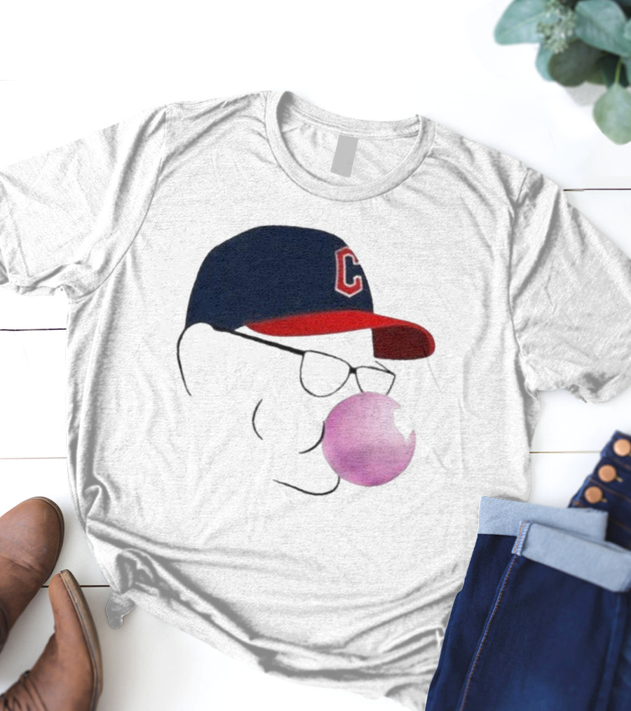 Cleveland Guardians Tito Bubblegum Baseball Hat T-Shirt