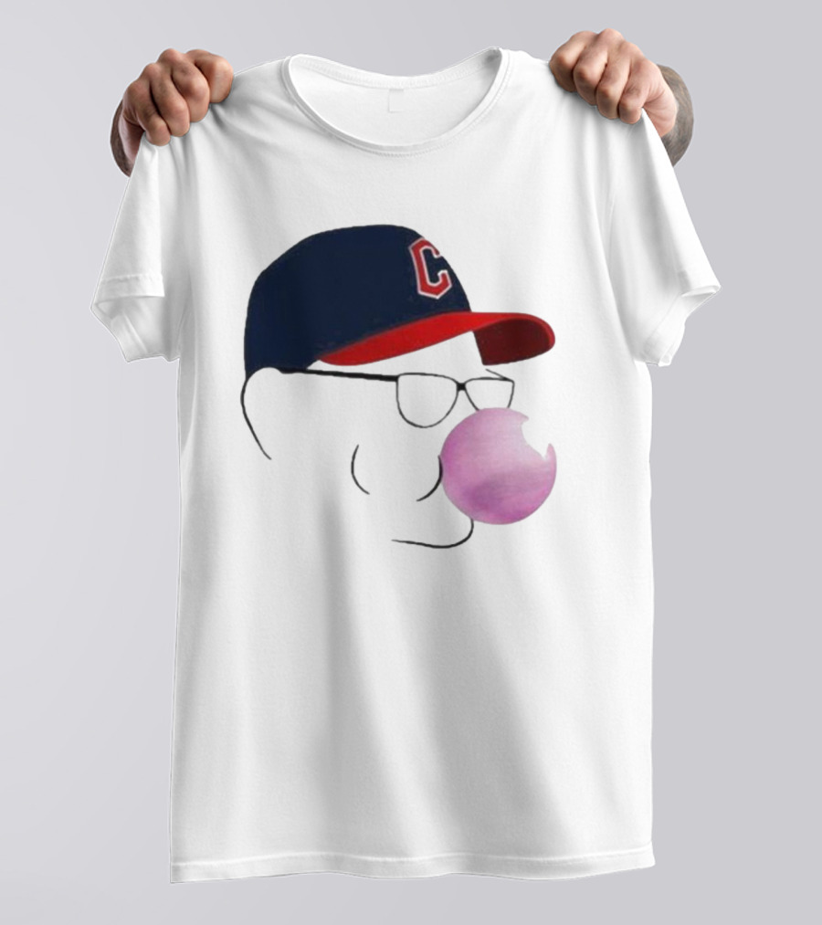 Cleveland Guardians Tito Bubblegum Baseball Hat T-Shirt